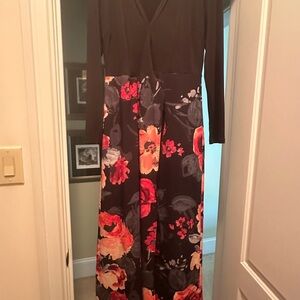 VENUS Orange Sleeveless V-Neck Sundress